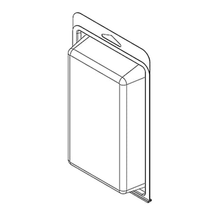 Visipak Thermoform-CLAMSHELL-#-8.250-4.938-6.375-3.625-1.300-0.020-CLEAR,  403TF